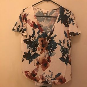A new day floral blouse size s